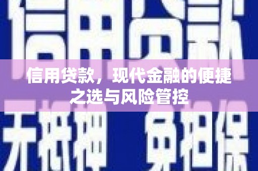 鸡东信用贷款，现代金融的便捷之选与风险管控