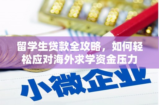 鸡东留学生贷款全攻略，如何轻松应对海外求学资金压力