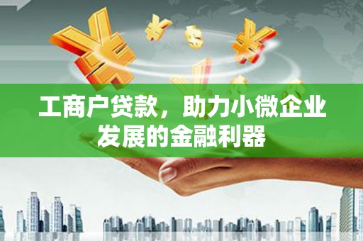 鸡东工商户贷款,助力小微企业发展的金融利器 鸡东工商户贷款,助力小微企业发展的金融利器