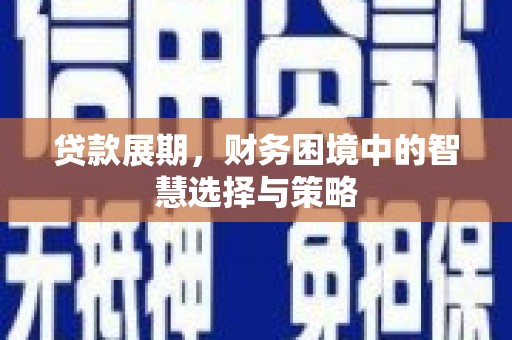 鸡东贷款展期，财务困境中的智慧选择与策略
