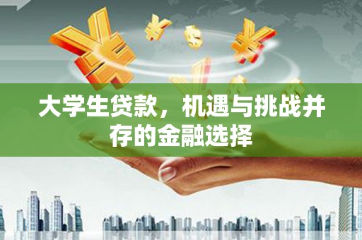 鸡东大学生贷款，机遇与挑战并存的金融选择