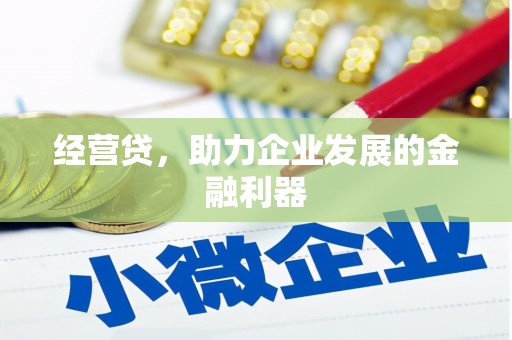 鸡东经营贷，助力企业发展的金融利器