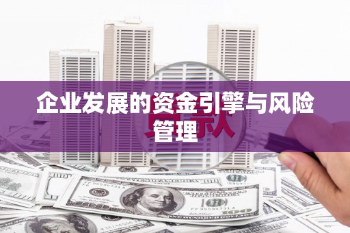 鸡东企业发展的资金引擎与风险管理