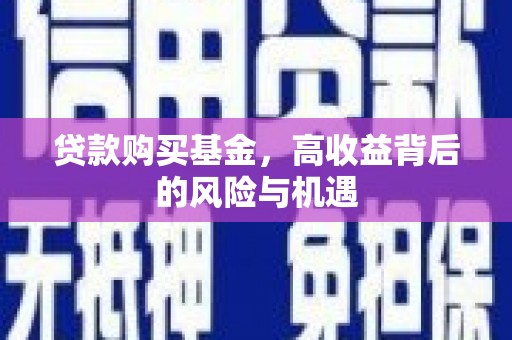 鸡东贷款购买基金，高收益背后的风险与机遇