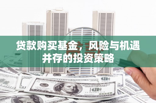 鸡东贷款购买基金，风险与机遇并存的投资策略