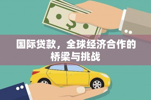 鸡东国际贷款，全球经济合作的桥梁与挑战