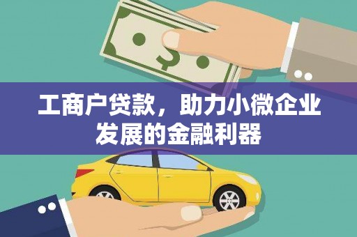 鸡东工商户贷款，助力小微企业发展的金融利器