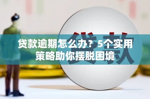 鸡东贷款逾期怎么办？5个实用策略助你摆脱困境