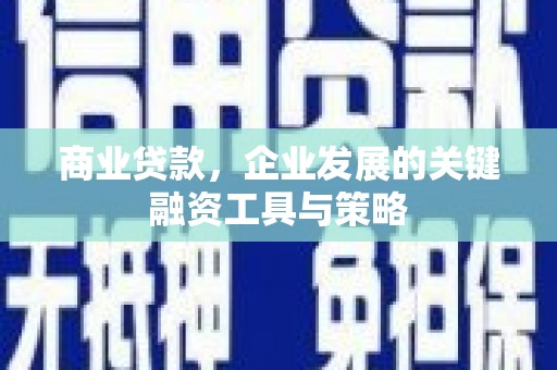 鸡东商业贷款，企业发展的关键融资工具与策略