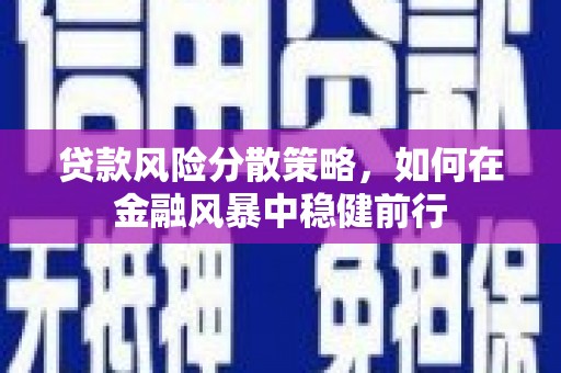 鸡东贷款风险分散策略，如何在金融风暴中稳健前行