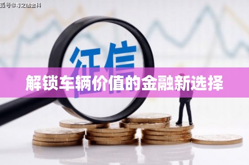 鸡东解锁车辆价值的金融新选择