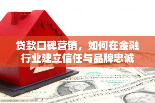 鸡东贷款口碑营销，如何在金融行业建立信任与品牌忠诚