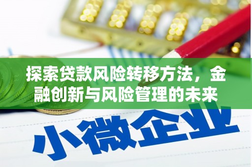 鸡东探索贷款风险转移方法，金融创新与风险管理的未来