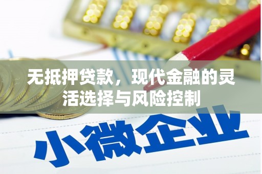 鸡东无抵押贷款，现代金融的灵活选择与风险控制
