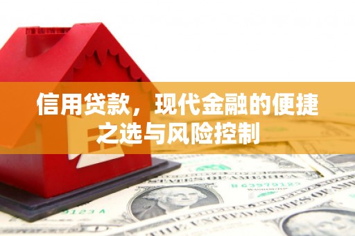 鸡东信用贷款，现代金融的便捷之选与风险控制
