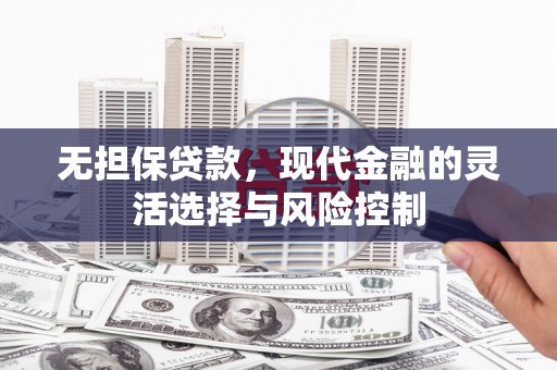 鸡东无担保贷款，现代金融的灵活选择与风险控制