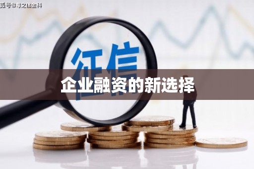 鸡东企业融资的新选择