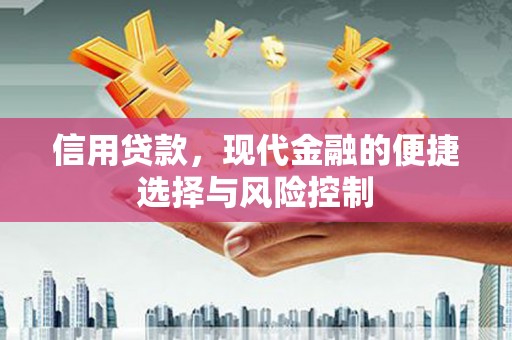 鸡东信用贷款，现代金融的便捷选择与风险控制
