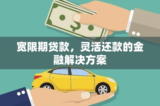 鸡东宽限期贷款，灵活还款的金融解决方案