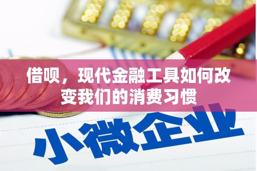 鸡东借呗，现代金融工具如何改变我们的消费习惯