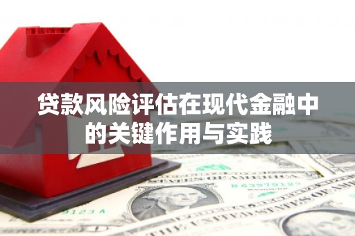 鸡东贷款风险评估在现代金融中的关键作用与实践