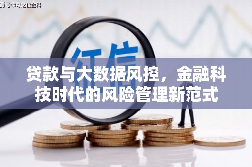 鸡东贷款与大数据风控，金融科技时代的风险管理新范式