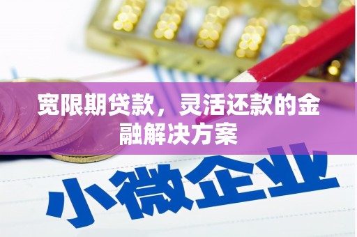 鸡东宽限期贷款，灵活还款的金融解决方案