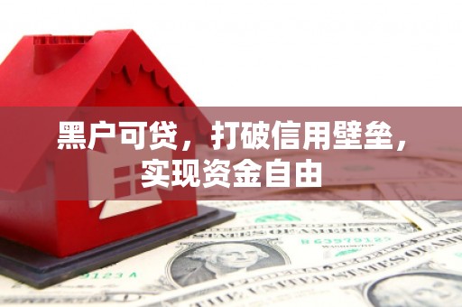 鸡东黑户可贷，打破信用壁垒，实现资金自由