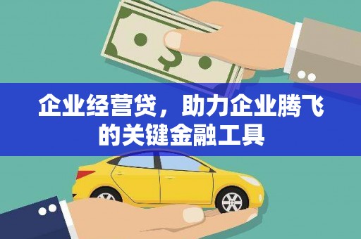 鸡东企业经营贷，助力企业腾飞的关键金融工具