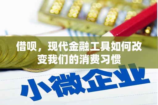 鸡东借呗，现代金融工具如何改变我们的消费习惯