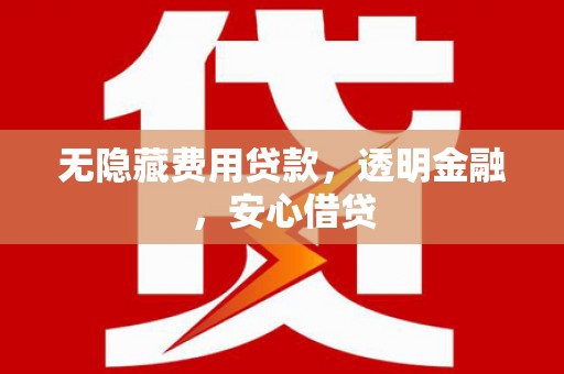 鸡东无隐藏费用贷款，透明金融，安心借贷