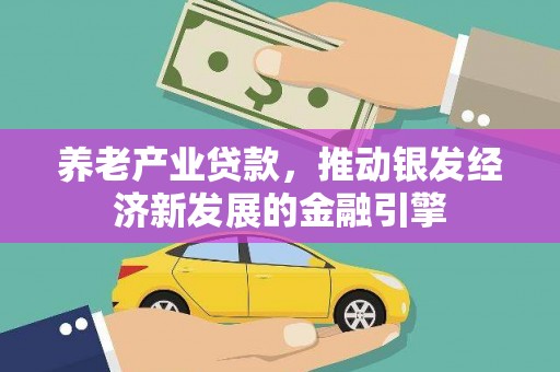 鸡东养老产业贷款，推动银发经济新发展的金融引擎