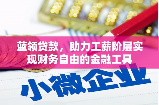 鸡东蓝领贷款，助力工薪阶层实现财务自由的金融工具