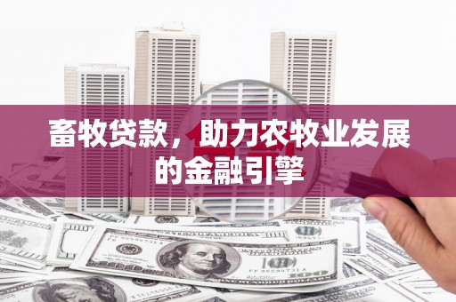 鸡东畜牧贷款，助力农牧业发展的金融引擎