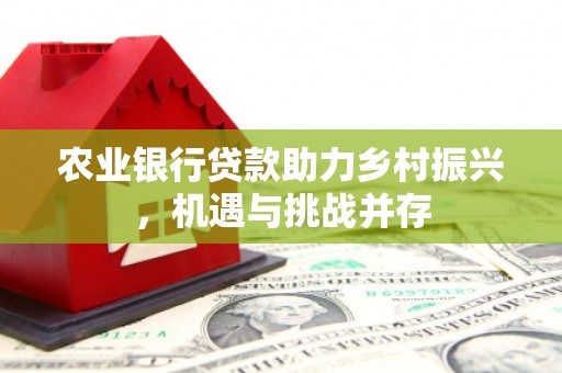 鸡东农业银行贷款助力乡村振兴，机遇与挑战并存