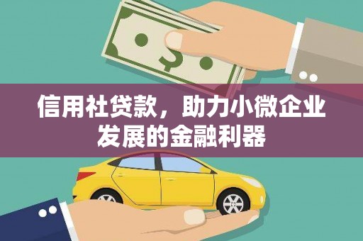 鸡东信用社贷款，助力小微企业发展的金融利器