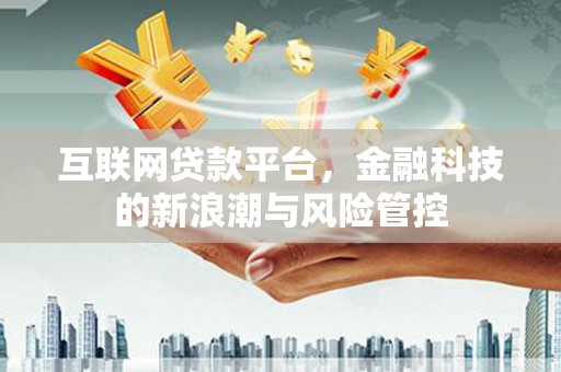 鸡东互联网贷款平台，金融科技的新浪潮与风险管控