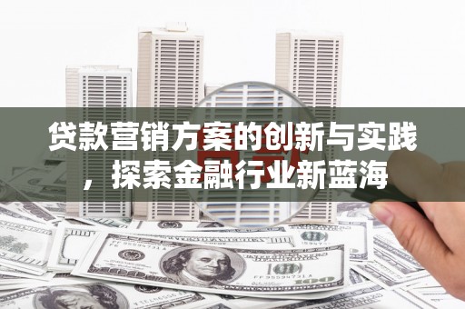 鸡东贷款营销方案的创新与实践，探索金融行业新蓝海