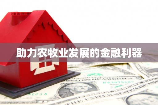 鸡东助力农牧业发展的金融利器