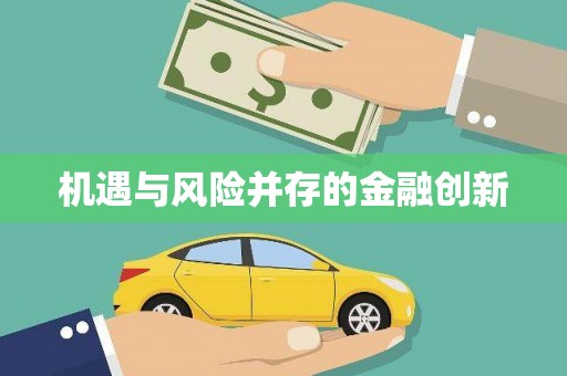 鸡东机遇与风险并存的金融创新