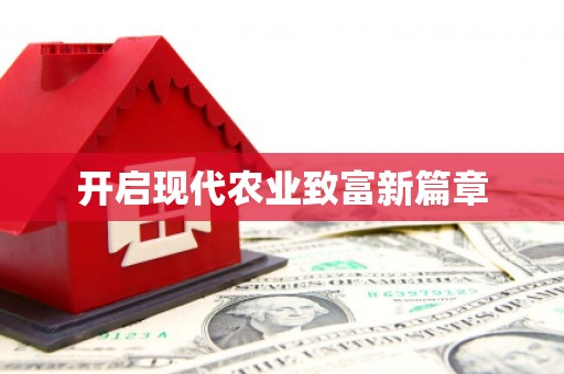 鸡东开启现代农业致富新篇章