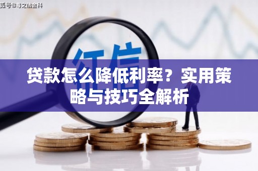 鸡东贷款怎么降低利率？实用策略与技巧全解析